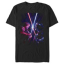 Men's Star Wars: Obi-Wan Kenobi Vader vs Kenobi Artistic Lightsaber Duel  Adult T-Shirt