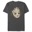 Men's Marvel: I am Groot Cute Smiling Groot Face  Adult T-Shirt