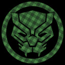 Men's Marvel St. Patrick's Day Lucky Black Panther Mask  Adult T-Shirt