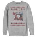 Men's Batman Ugly Christmas Harley Quinn  Adult Sweatshirt