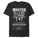 Men's Harry Potter Bellatrix Wanted Poster  Adult T-Shirt
