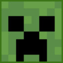 Men's Minecraft Creeper Face  Adult T-Shirt