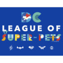 Men's DC League of Super-Pets Colorful Title  Adult T-Shirt