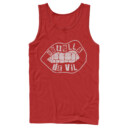 Men's Cruella Distressed Lips Logo  Adult Tank Top