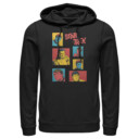 Men's Star Trek: The Original Series Retro Character Squares  Adult Pull Over Hoodie