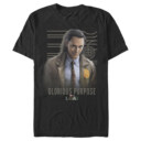 Men's Marvel Loki Glorious Purpose  Adult T-Shirt