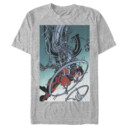 Men's Superman Robotic Fall  Adult T-Shirt