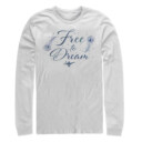 Men's Aladdin Free to Dream Feather  Adult Long Sleeve Shirt
