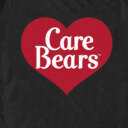 Men's Care Bears Red Classic Heart Logo  Adult T-Shirt