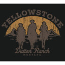 Men's Yellowstone Riders Of Dutton Ranch Silhouette  Adult T-Shirt