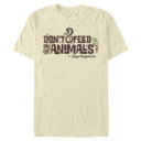 Men's Jungle Cruise Don't Feed The Animals Logo  Adult T-Shirt
