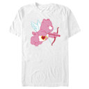 Men's Care Bears Valentine's Day Love-a-Lot Bear Cupid  Adult T-Shirt