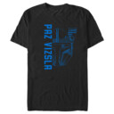 Men's Star Wars: The Mandalorian Paz Vizsla Blue Helmet  Adult T-Shirt