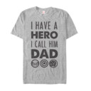 Men's Marvel Father's Day Avengers Hero Dad  Adult T-Shirt