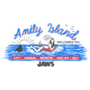 Men's Jaws Amity Island Billboard  Adult T-Shirt