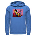 Men's The Simpsons Horror Family Couch  Adult Pull Over Hoodie