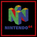 Men's Nintendo Classic N64 Logo Frame  Adult Pull Over Hoodie