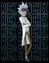 Men's Rick And Morty Rick Sanchez Name Stack  Adult T-Shirt