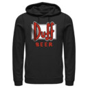 Men's The Simpsons Duff Beer Logo  Adult Pull Over Hoodie