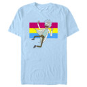 Men's Rick And Morty Pansexual Flag Rick  Adult T-Shirt
