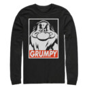 Men's Snow White and the Seven Dwarves Grumpy  Adult Long Sleeve Shirt