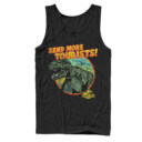 Men's Jurassic Park Vintage Send More Tourists  Adult Tank Top