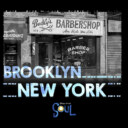Men's Soul Brooklyn Barber Shop  Adult T-Shirt