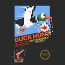 Men's Nintendo NES Duck Hunt  Adult Pull Over Hoodie