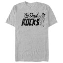 Men's The Flintstones Father's Day Fred Flintstone This Dad Rocks  Adult T-Shirt