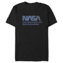Men's NASA Distorted Computer Text Logo  Adult T-Shirt
