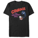 Men's Courage the Cowardly Dog Dog Fright Logo  Adult T-Shirt