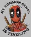 Men's Marvel Deadpool Common Sense  Adult T-Shirt