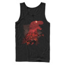 Men's Jurassic Park T. Rex Silhouette  Adult Tank Top