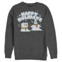 Men's SpongeBob SquarePants Happy Holiday Snowman  Adult Sweatshirt