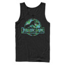 Men's Jurassic Park Floral T Rex Logo  Adult Tank Top