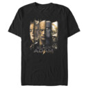 Men's Black Adam Faces of Justice  Adult T-Shirt