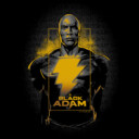 Men's Black Adam Living Legend  Adult T-Shirt
