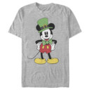 Men's Mickey & Friends St. Patrick's Day Retro Portrait  Adult T-Shirt