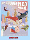 Men's DC League of Super-Pets Powered Pack Poster  Adult T-Shirt