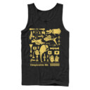 Men's Despicable Me 3 Minion Worker Strike  Adult Tank Top