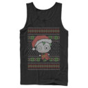 Men's Batman Ugly Christmas Chibi Joker  Adult Tank Top