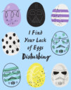 Men's Star Wars Easter Darth Vader I Find your Lack of Eggs Disturbing  Adult T-Shirt