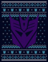 Men's Transformers Decepticon Logo Ugly Xmas  Adult T-Shirt