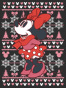 Men's Mickey & Friends Minnie Winter Sweater  Adult T-Shirt