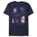 Men's Marvel Hawkeye Purple Panels  Adult T-Shirt