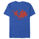 Men's DC League of Super-Pets Superman and Krypto Silhouettes  Adult T-Shirt