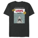 Men's Jaws Classic Poster Sketch  Adult T-Shirt