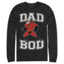 Men's The Incredibles Mr. Incredible Dad Bod  Adult Long Sleeve Shirt