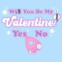 Men's Ouija Will You Be My Valentine? Yes or No?  Adult T-Shirt