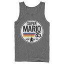 Men&#039;s Nintendo Super Mario Retro Rainbow Ring  Adult Tank Top